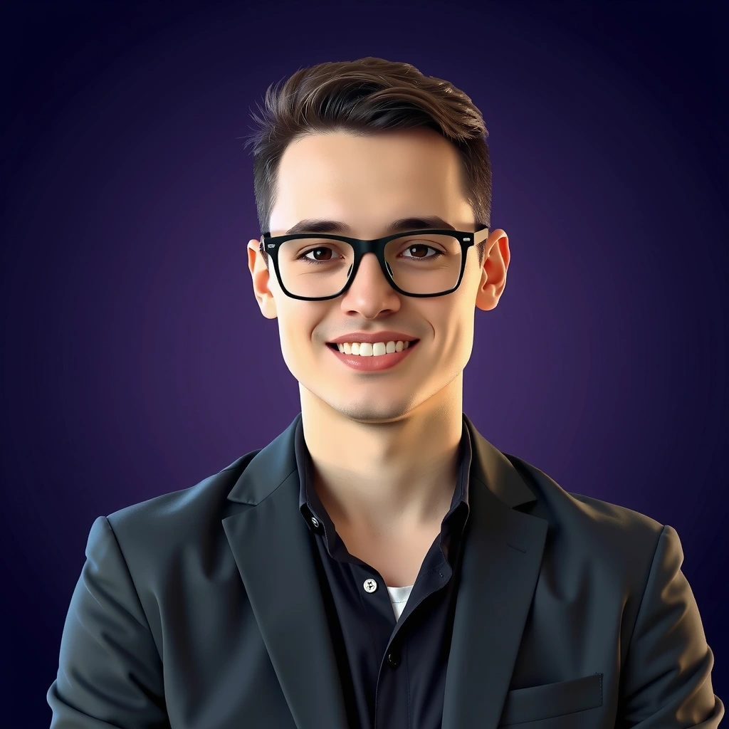 Young investor portrait